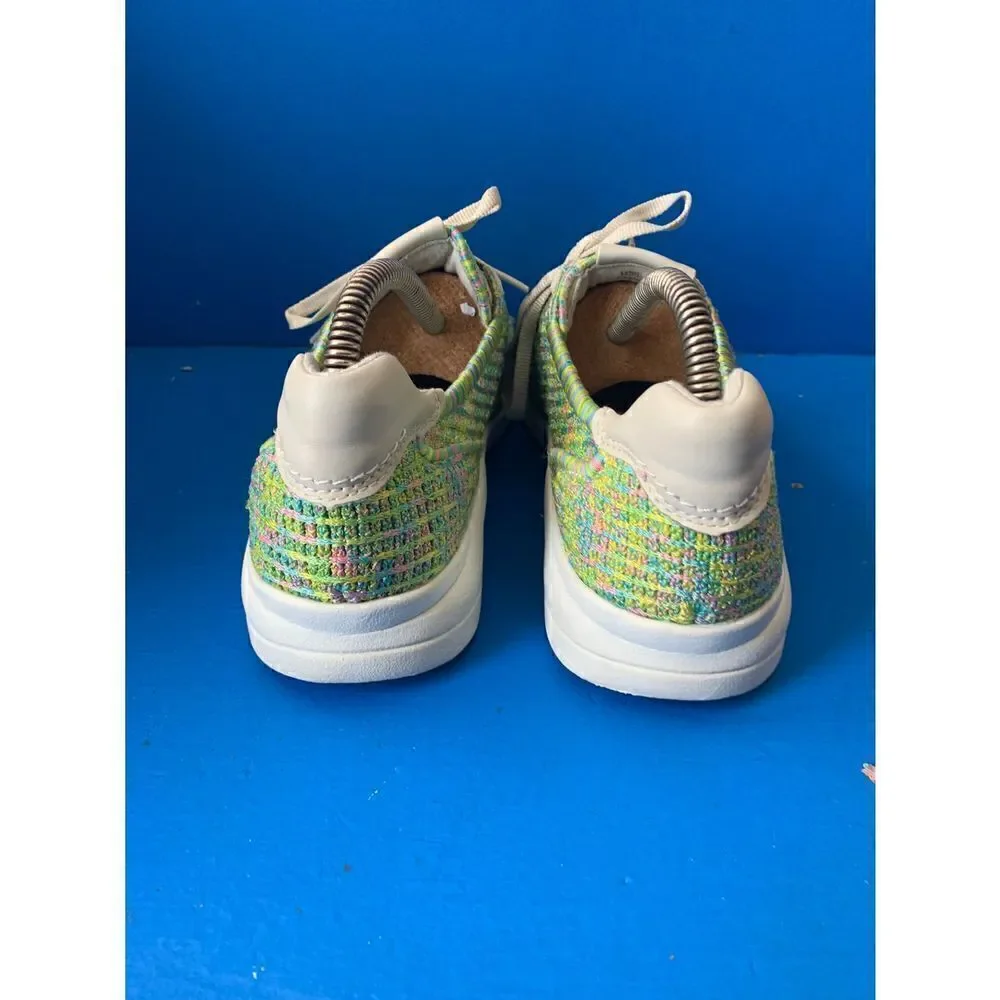 EARTH Shoes Vital Green Fabric Mesh Sneakers Sz 9B Women's